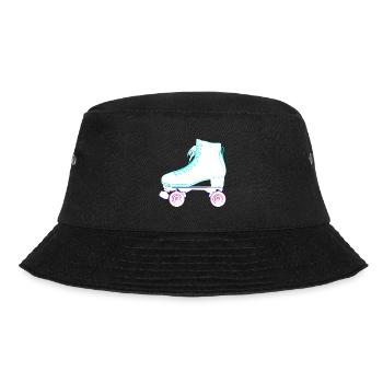 Rollschuhe, roller skates derby skate park, wrotki - Bucket Hat - Schwarz - Vorne - Lela (165cm)
