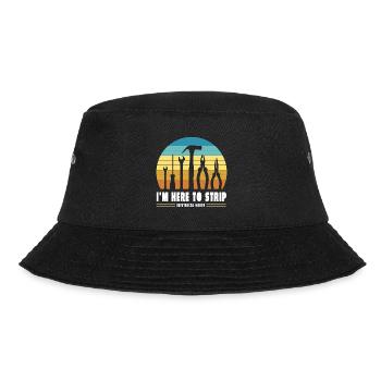 I'm here to strip electrical cables - Bucket Hat - black - Front - Lela (165cm)