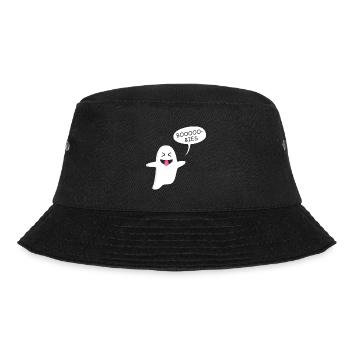 Funny Ghost Who Says "Boobies" - Bucket Hat - black - Front - Lela (165cm)