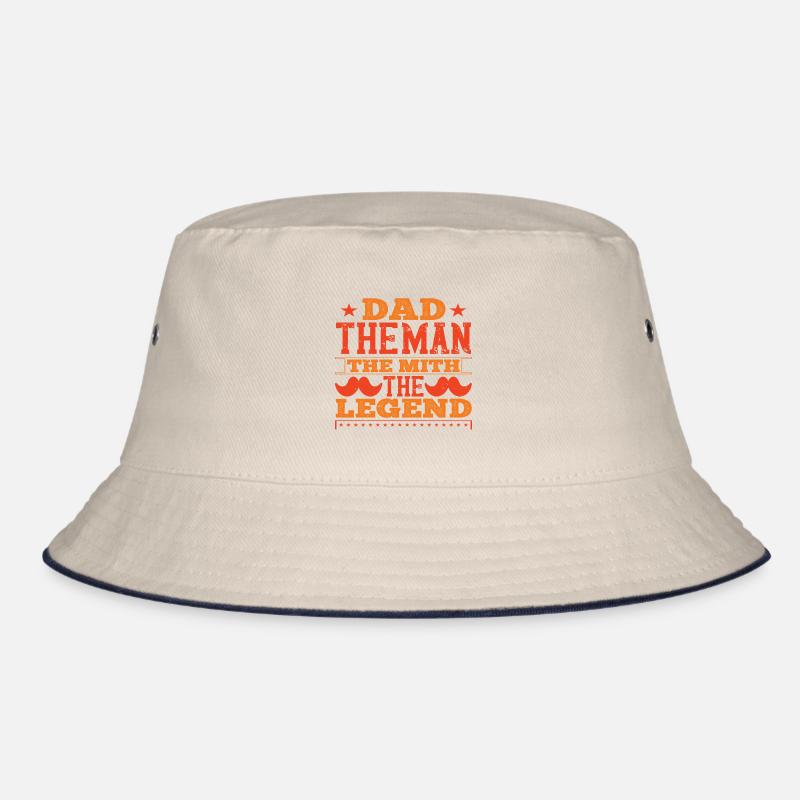 Dad The Man The Myth The Legend Bucket Hat