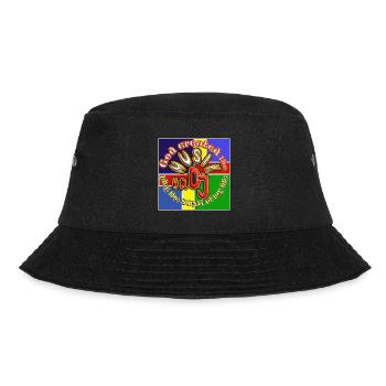 Got Created the musik5 - Bucket Hat - Schwarz - Vorne - Lela (165cm)