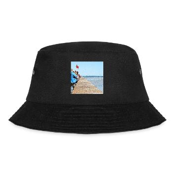 Visitors facing the ocean - Bucket Hat - black - Front - Lela (165cm)