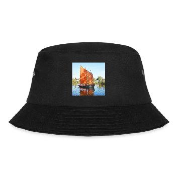 Das Segelboot des Feuers - Bucket Hat - Schwarz - Vorne - Lela (165cm)
