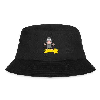 STERNSCHNUPPE - MAULWURF - TIER - KIND - BABY - Bucket Hat - Schwarz - Vorne - Lela (165cm)