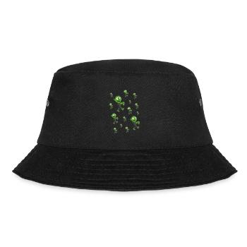 ZOMBIES - ZOMBIE - HALLOWEEN - Bucket Hat - Schwarz - Vorne - Lela (165cm)