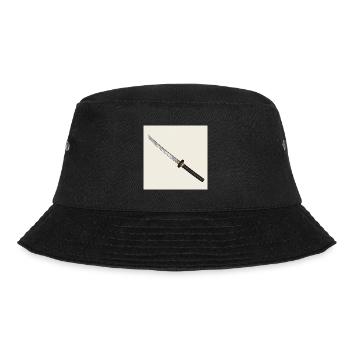 Samurai Sword: A Masterpiece of Blacksmithing - Bucket Hat - black - Front - Lela (165cm)