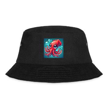 The Friendly Giant Squid: An sDee Adventure - Bucket Hat - black - Front - Lela (165cm)