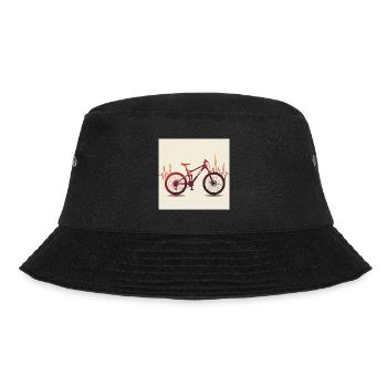 Herzschlag & Adrenalin – Mountainbike-Liebe - Bucket Hat - Schwarz - Vorne - Lela (165cm)