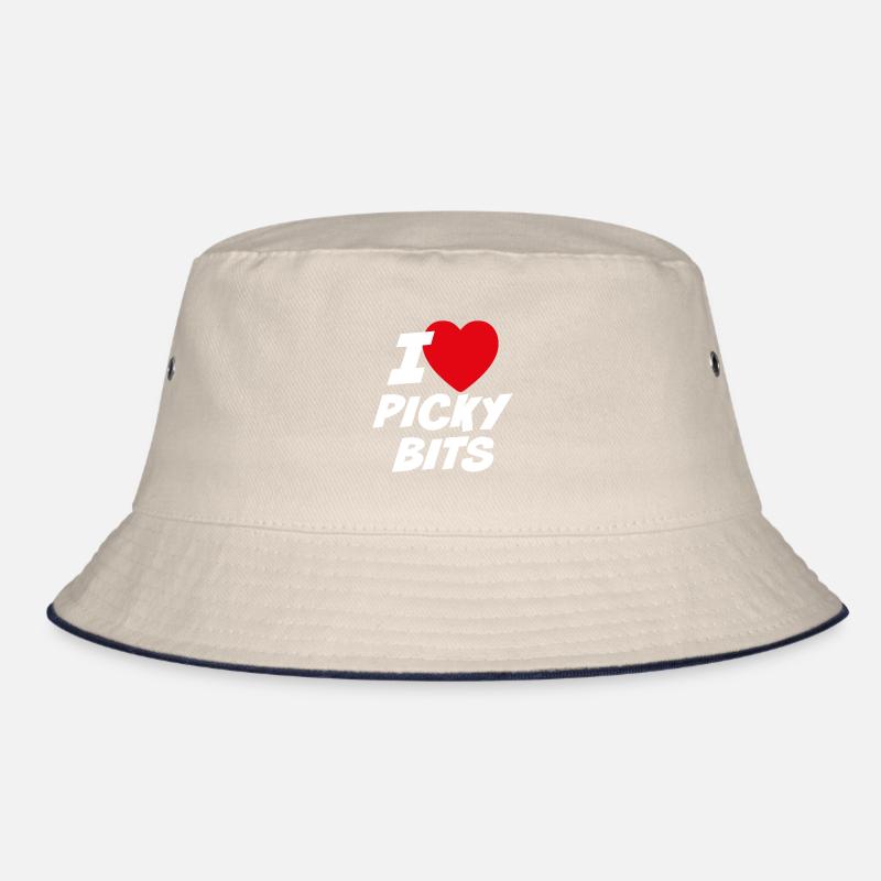 Ich liebe wählerische Bits Bucket Hat