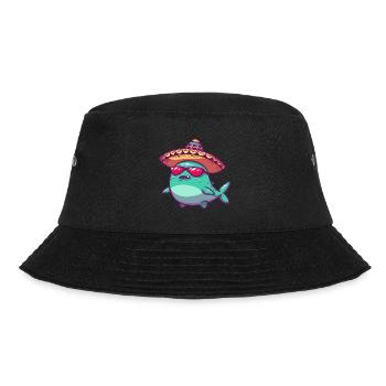 Wal Lustig Sombrero - Bucket Hat - Schwarz - Vorne - Lela (165cm)