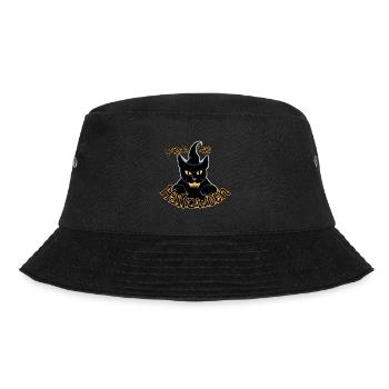 Halloween Witch Cat Spooky Black Cat Costume - Bucket Hat - Schwarz - Vorne - Lela (165cm)