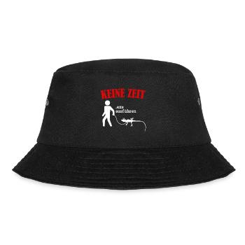 Keine Zeit Informatiker Programmierer Computer - Bucket Hat - Schwarz - Vorne - Lela (165cm)