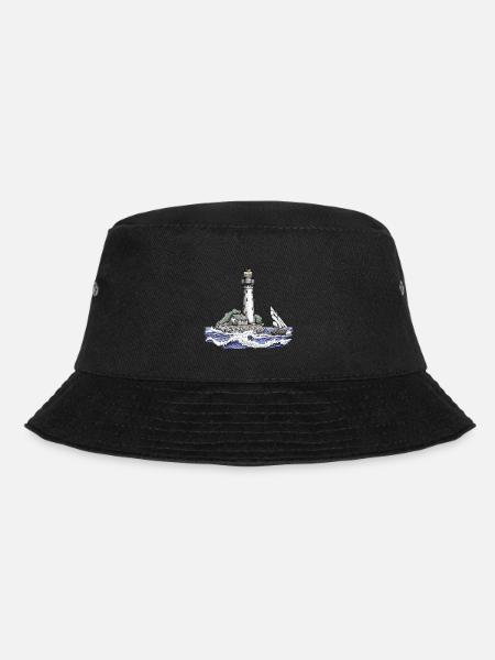 Leuchtturm - Bucket Hat - Schwarz