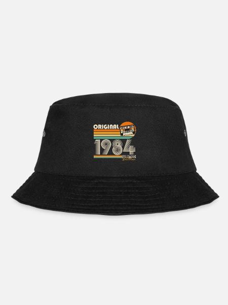 Original Jahrgang 1984 Retro Vintage Geburtstag - Bucket Hat - Schwarz