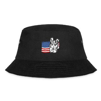 Collie à poil court America Flag Dogs Wilsigns - Bob - noir - Devant - Lela (165cm)