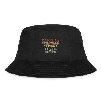 My Favorite Childhood Memory Is Me Reading Books - Bucket Hat - black - Front - Lela (165cm)