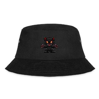 Halloween Cat Cat - Bucket Hat - black - Front - Lela (165cm)