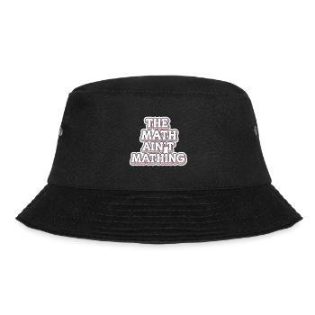 The Math Ain't Mathing 8 - Bucket Hat - Schwarz - Vorne - Lela (165cm)