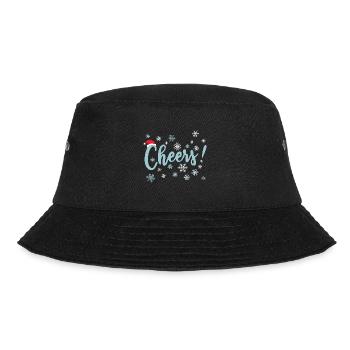 Cheers Merry Xmas Christmas Cheer - Bucket Hat - black - Front - Lela (165cm)
