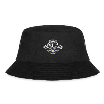 Beach Point Yacht Club Kapstadt - Bucket Hat - Schwarz - Vorne - Lela (165cm)