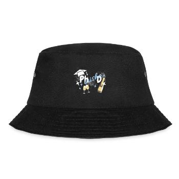 Graduation Doctor Phinished Stars Sparkling Wine Phinished - Bucket Hat - black - Front - Lela (165cm)