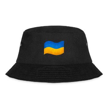 The flag of Ukraine - Bucket Hat - Schwarz - Vorne - Lela (165cm)