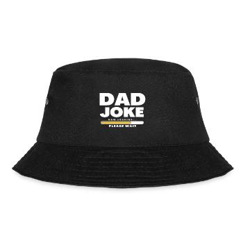 Papa Witz loading Sei Papas Shirt Geschenkidee - Bucket Hat - Schwarz - Vorne - Lela (165cm)