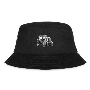 Traktor / Landwirtschaft / Bauer / Feldarbeit - Bucket Hat - Schwarz - Vorne - Lela (165cm)