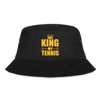 King of tennis - Bucket Hat - Schwarz - Vorne - Lela (165cm)