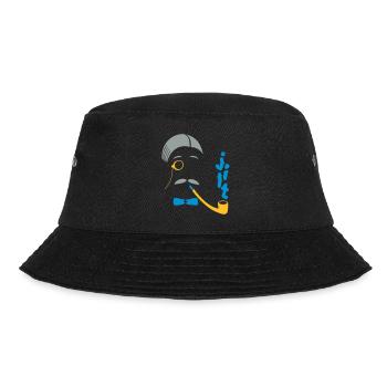 Sir Smoke A Lot - Bucket Hat - Schwarz - Vorne - Lela (165cm)