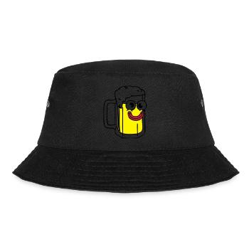 Bier - Bucket Hat - Schwarz - Vorne - Lela (165cm)