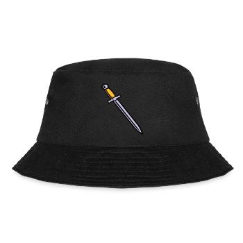Schwert - Bucket Hat - Schwarz - Vorne - Lela (165cm)