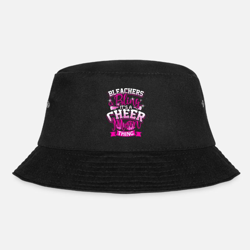 Cheerleader Mutter Mom Geschenk - Bucket Hat - Schwarz