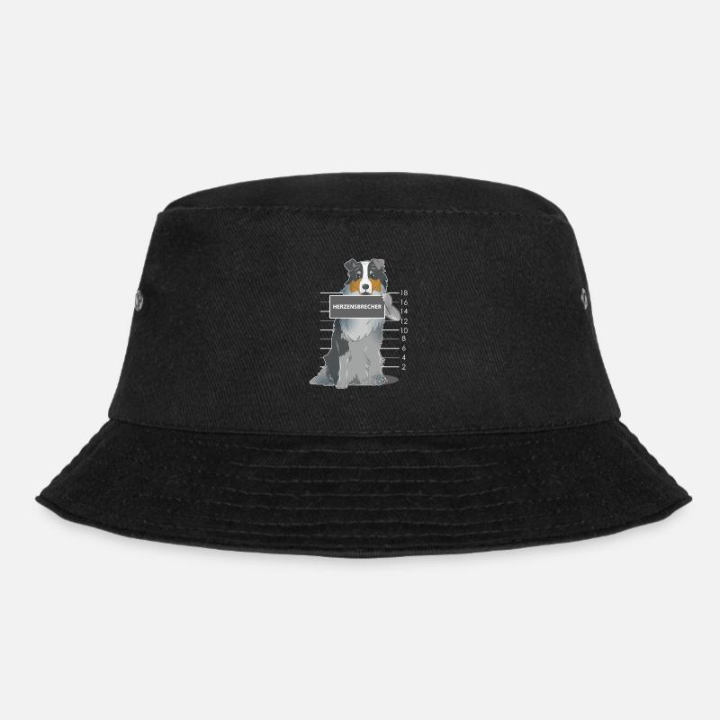 Australian Shepherd Herzensbrecher Hund Geschenk - Bucket Hat - Schwarz