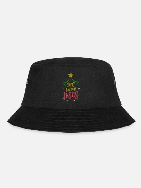 Alles Gute zum Geburtstag Jesus | Weihnachten - Bucket Hat - Schwarz