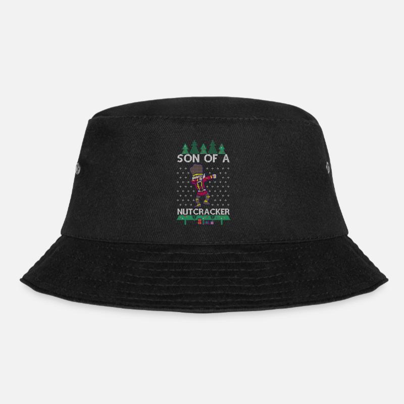 Dabbing Son of a Nutcracker Ugly Christmas Sweater - Bucket Hat - Schwarz