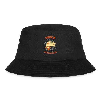 Latin Perch Angler Gift - Bucket Hat - black - Front - Lela (165cm)