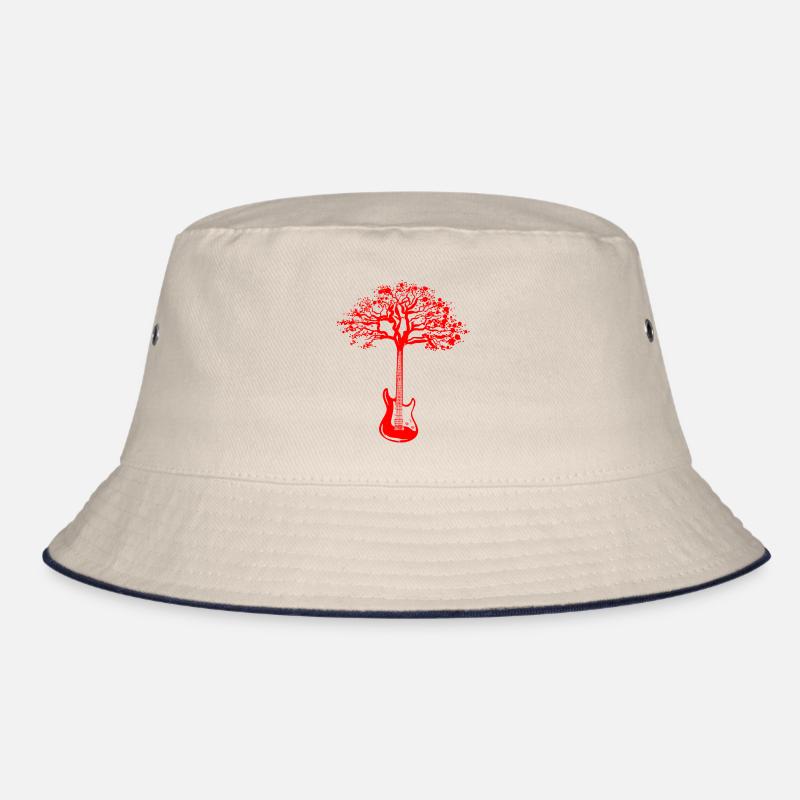 E-Gitarre Tree Cooler Gitarrist Musiker Bucket Hat