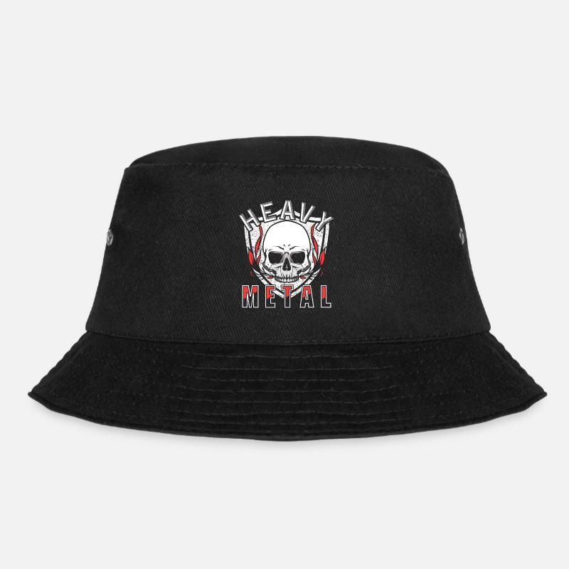 Heavy Metal - Bucket Hat - Schwarz