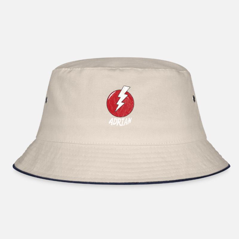 Blitz Namenshirt Superhero Superheld adrian Bucket Hat