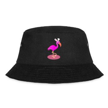 Flamant rose avec des oreilles de lapin de Pâques - Bob - noir - Devant - Lela (165cm)