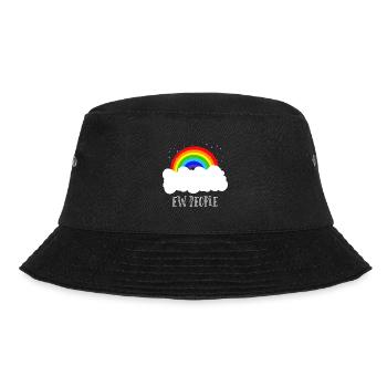 Ew People Rainbow Cloud Funny Sarcastic - Bucket Hat - black - Front - Lela (165cm)