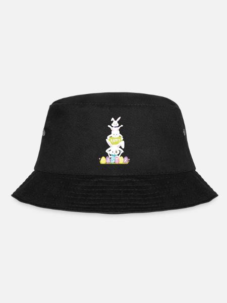 Happy eastern - Bucket Hat - Schwarz