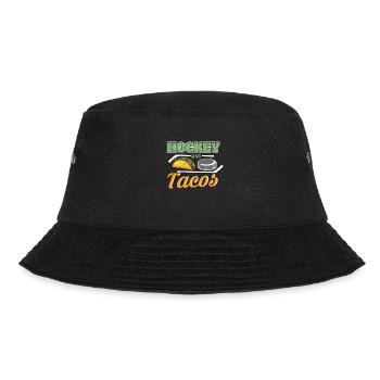 Eishockey und Tacos - Bucket Hat - Schwarz - Vorne - Lela (165cm)
