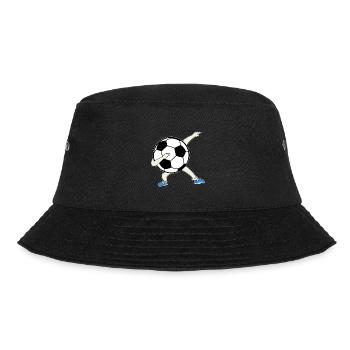 Dabbing Dab Fußball Ball Spieler Spiel Sport Elf - Bucket Hat - Schwarz - Vorne - Lela (165cm)