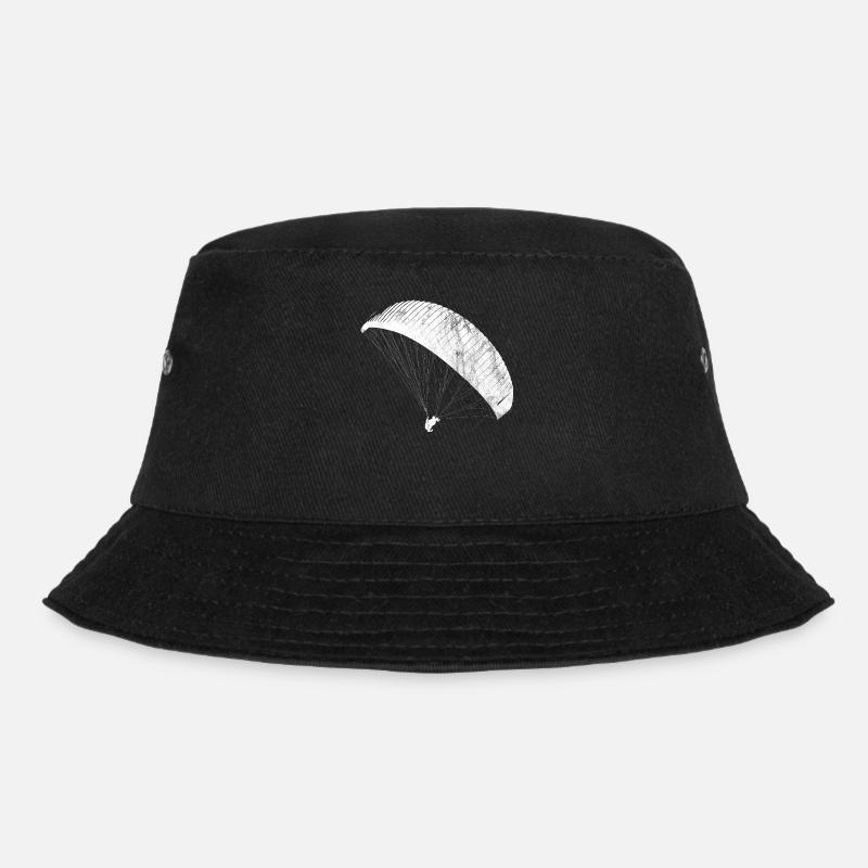 Paragliding - Gleitschirm - Gleitschirmfliegen - Bucket Hat - Schwarz