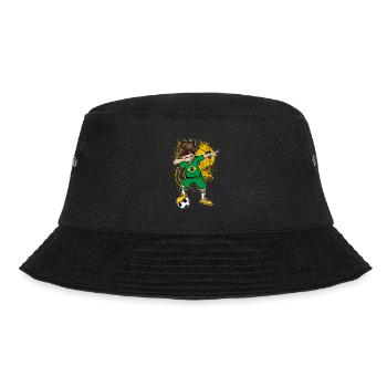 Brasilien Fußball WM Trikot Nationalmannschaft - Bucket Hat - Schwarz - Vorne - Lela (165cm)