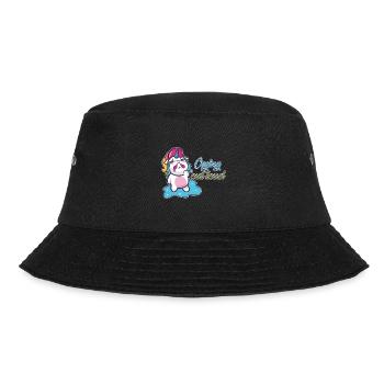 Crying out load - Einhorn weint - unicorn crying - Bucket Hat - Schwarz - Vorne - Lela (165cm)