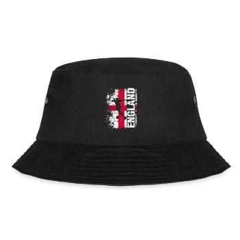 England Fussball Nationalmannschaft - Geschenk - Bucket Hat - Schwarz - Vorne - Lela (165cm)