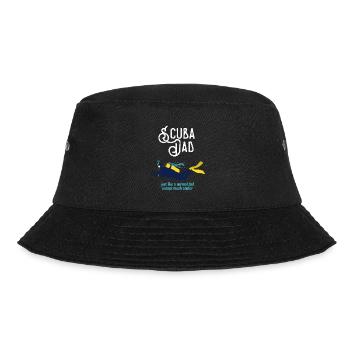 Scuba - Diving - Father - cool - normal - Bucket Hat - black - Front - Lela (165cm)